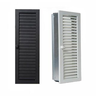 CB Warmluftgitter hochkant 23x35 Schwarz