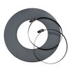 CB Rosetten Set beschichtet Grau 59 / 199 mm