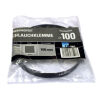 CB Schlauchklemme für Aluflexrohr, farbig schwarz 50 mm