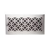 CB Warmluftgitter mit Designblende Edelstahl D2