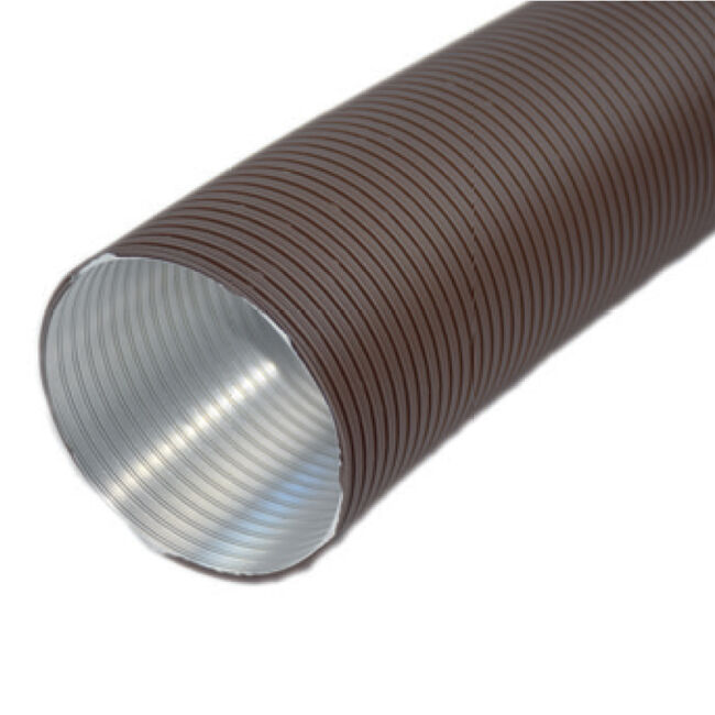 CB Aluflexrohr, farbig beschichtet, 60 cm / 150 cm Grau 60 mm