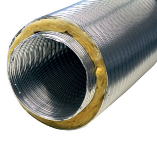 CB Alu-Isolierflexrohr 5-lagig, 120 cm Länge 100 mm