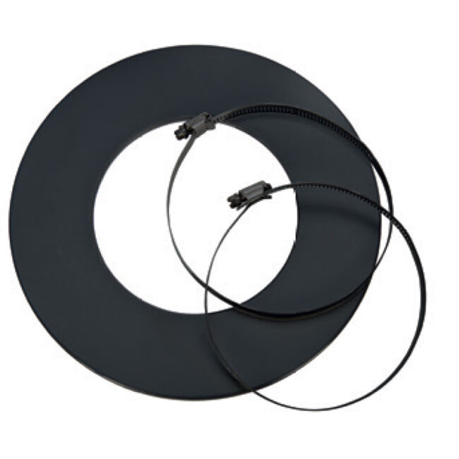 CB Rosetten Set beschichtet Grau 59 / 199 mm