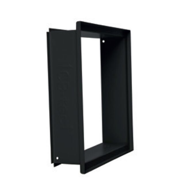 CB Einbaurahmen, putzbündig Schwarz 20x15