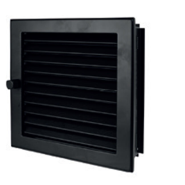 CB Kaltluftgitter 23x23 Schwarz