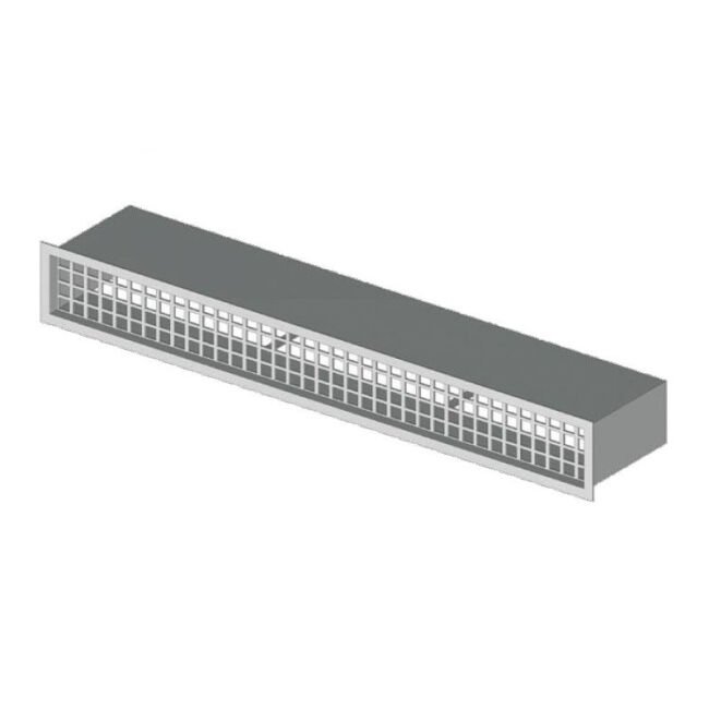 CB Blende D2 für Luftleiste 881 mm weiß