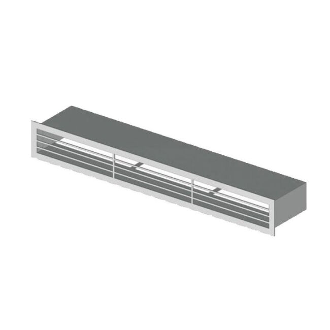 CB Blende D2 für Luftleiste 881 mm weiß