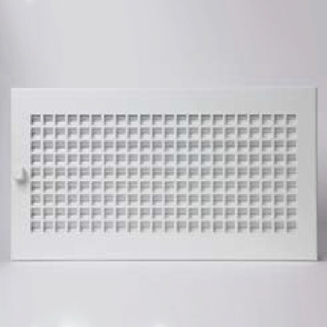 CB Warmluftgitter mit Designblende Edelstahl D1