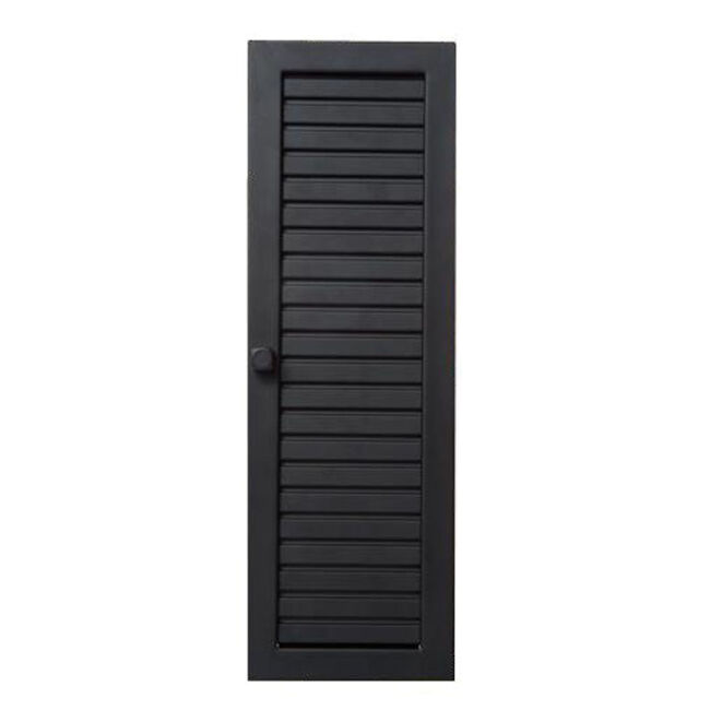 CB Warmluftgitter hochkant 15x45 Schwarz