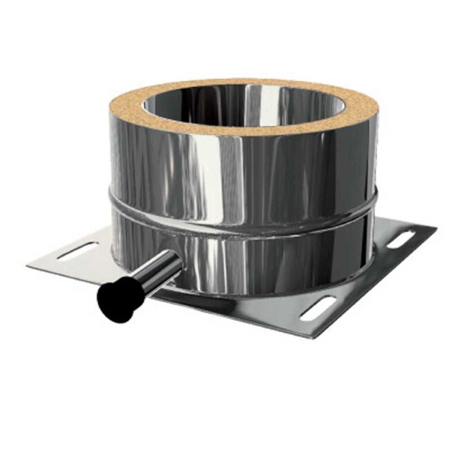Außenschornstein PR06 für Überdruck Kaminfuß / Bodenkonsole universal