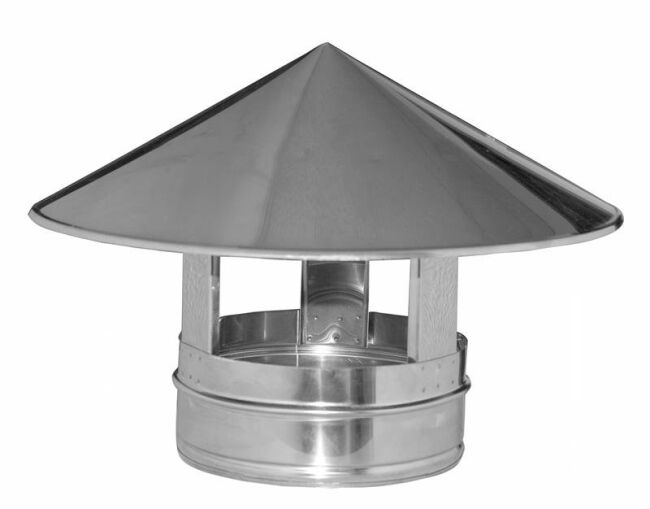 DINAK Edelstahlschornstein Regenhaube SW5 Ø150