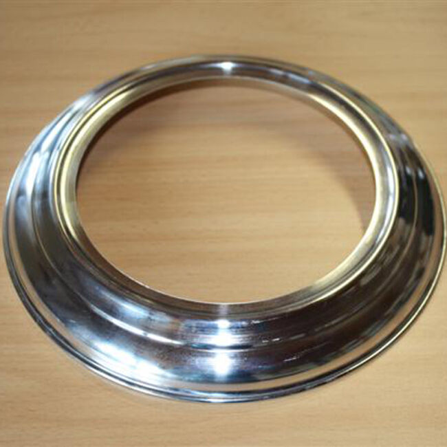 Wand-Rosette Edelstahl 150 mm