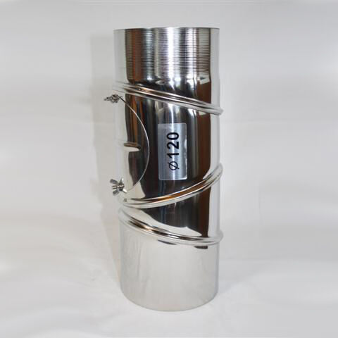 Edelstahl-Segmentbogen 4tlg. DN 110 mm, mit Reinigungsöffnung