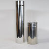 Ofenrohr 1000 mm DN 120 mm aus glänzendem Edelstahl (V4A)