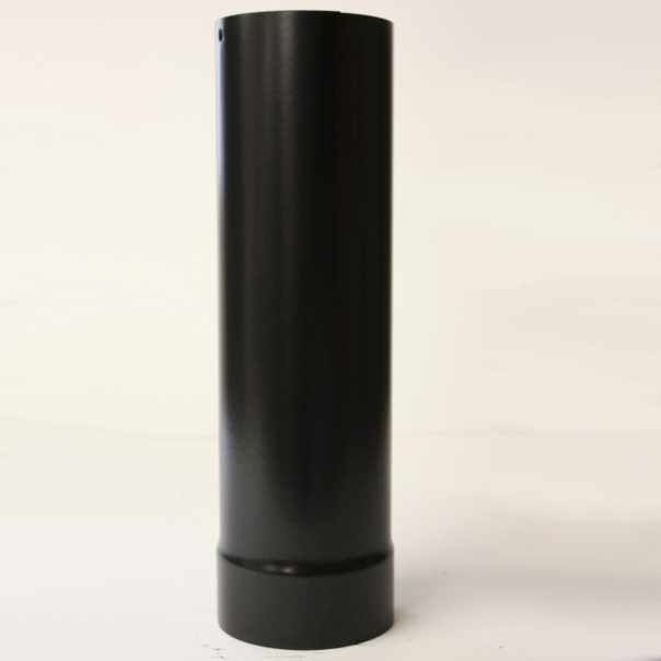 Fix-Rohr verstellbar 750 mm DN 100 mm, High-Quality-Line matt schwarz emailliert