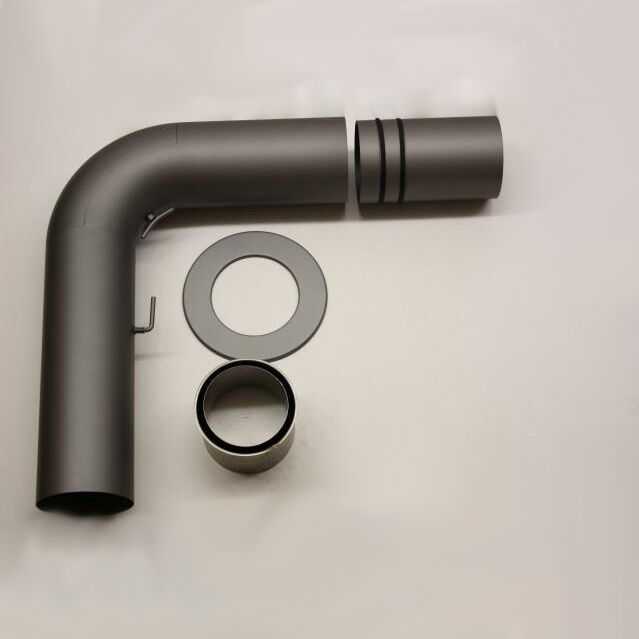 Ofenrohr Teleskop Set (Variante V) DN 150 mm, Senotherm gussgrau hell #820
