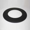 Wand-Rosette weit DN 100 mm, High-Quality-Line matt schwarz emailliert