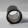 Isoline Edelstahlrohr doppelwandig DN 150 mm Länge 250 mm, Senotherm schwarz #310