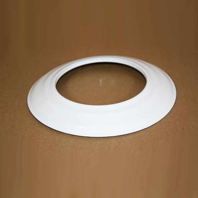 Wand-Rosette DN 60 mm pulverbeschichtet weiß