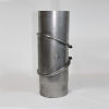 Rauchrohr-Bogen 3tlg. DN 200 mm eingezogen, drehbar mit Reinigungsöffnung (unlackiert)