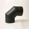 Rauchrohr-Bogen 90° DN 160 mm gemufft, ohne Reinigungsöffnung (schutzlackiert)
