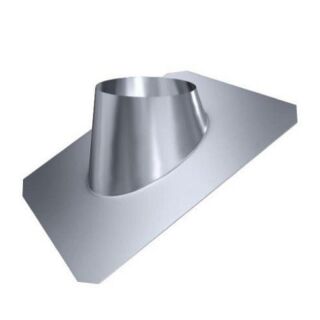 Edelstahlschornstein einwandig 0,6mm Premium Dachdurchführung PDI 30°