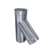 Edelstahlschornstein einwandig 0,6mm Premium T-Stück TR 45° DN 120