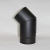 Ofenrohr-Bogen 45° DN 130 mm mit Reinigungsöffnung, Senotherm gussgrau #288