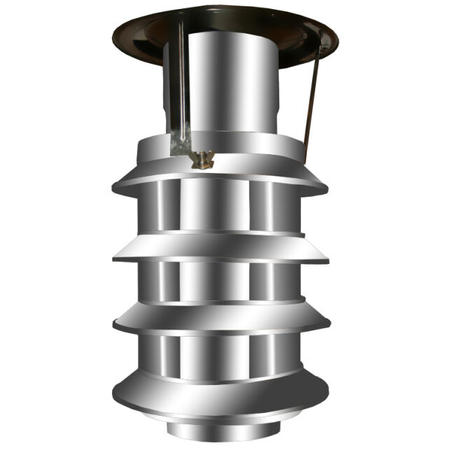 Schornsteinaufsatz Zug-Optimierer, Einsteckende für Mündung 180mm