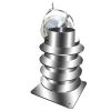 Schornsteinaufsatz Zug-Optimierer, inkl. Montageplatte 180mm
