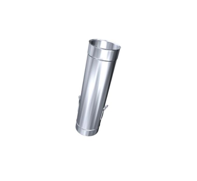 Schornsteinsanierungs Bausatz 0,8 mm - Edelstahlschornstein einwandig GBEW08 DN 113 6,5 m