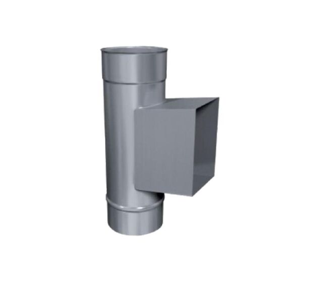 Schornsteinsanierungs Bausatz 0,8 mm - Edelstahlschornstein einwandig GBEW08 DN 160 6,5 m
