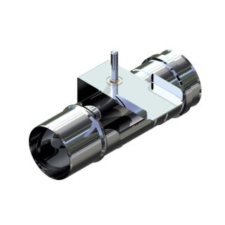 Luft Abgas System konzentrisch Abgasklappe