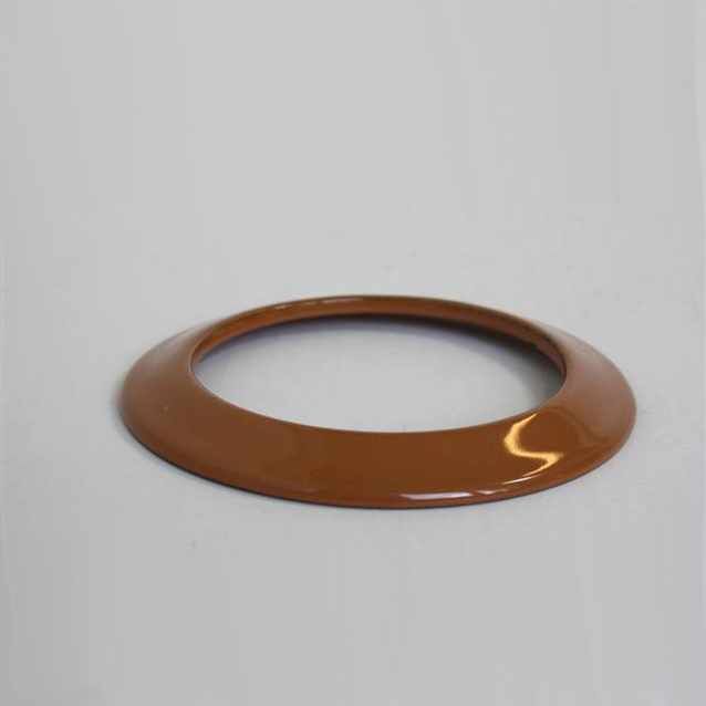 Wand-Rosette DN 120 mm Standard-Line havanna emailliert