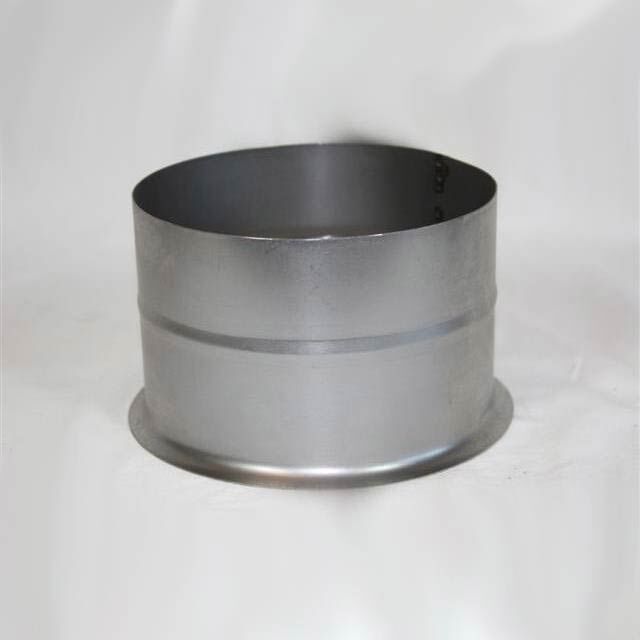Wandfutter einfach DN 120 für 2 mm-Rauchrohr