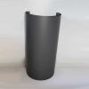 Doppelwandiger Strahlenschutz Halbschale 460 mm lang DN 150 mm, Senotherm schwarz #310