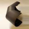 Doppelwandiger Strahlenschutz Halbschale Bogen 90° DN 100 mm, Senotherm gussgrau #288