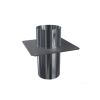 Edelstahlschornstein einwandig 0,5mm Schachtabdeckung DH FU DN 120