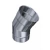 Edelstahlschornstein einwandig 0,5mm Bogen 30° SKS starr DN 113