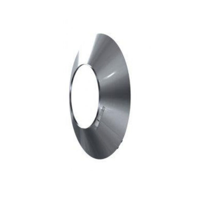 Edelstahlschornstein einwandig 0,5mm Wandblende IP DN 120