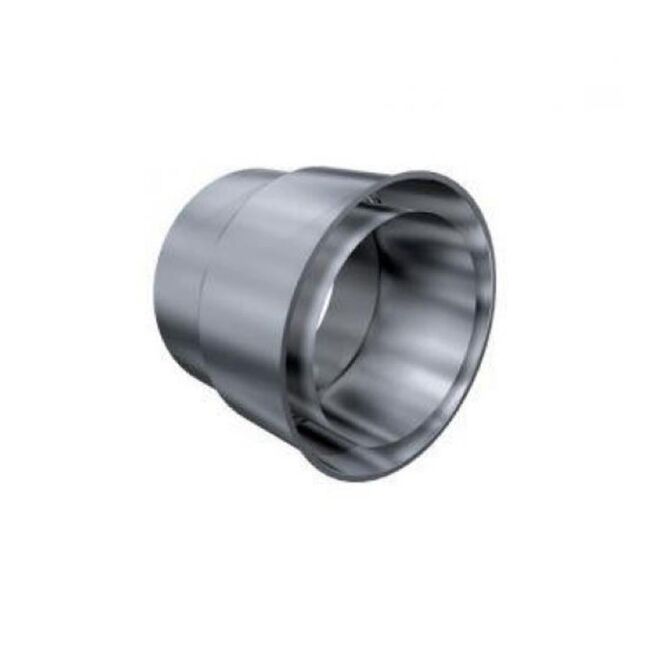 Edelstahlschornstein einwandig 0,5mm Wandfutter OS-2 L-100 DN 140