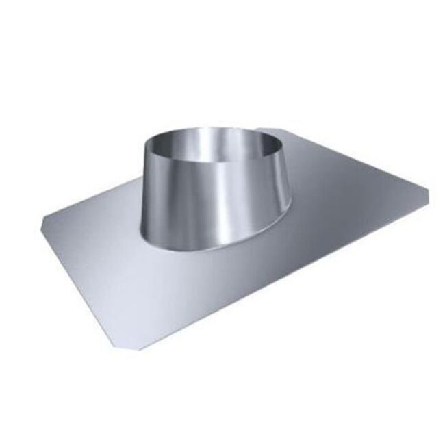 Edelstahlschornstein einwandig 0,5mm Dachdurchführung PDI 15° DN 250