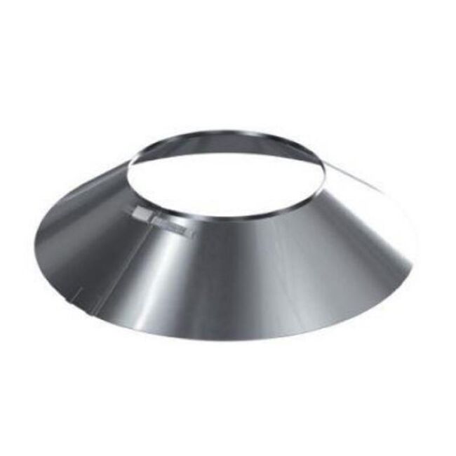 Edelstahlschornstein einwandig 0,5mm Regenkragen RKP DN 113