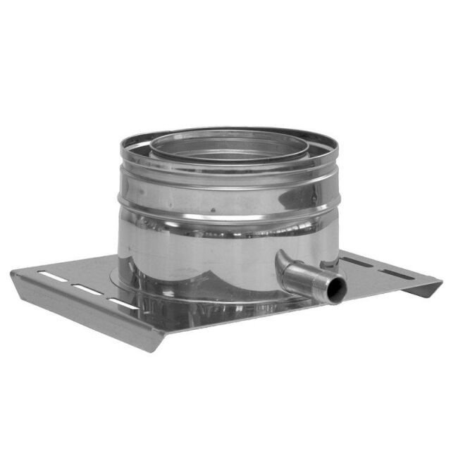 DINAK Edelstahlschornstein Isolierte Verankerungsplatte DW Ø130