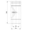 Luft Abgas System konzentrisch T-Stück 90° mit Revisionsöffnung, Kondensatableiter und Messstutzen DN 80/125 Reduzierter Abzweig DN 60/100 lackiert