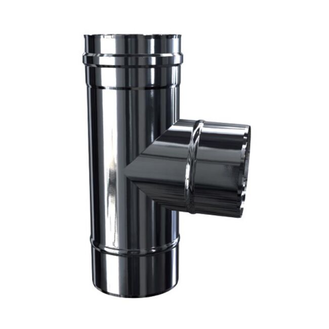 Luft Abgas System konzentrisch T-Stück 87° DN 130/200