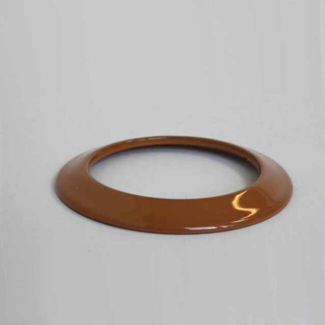 Wand-Rosette DN 120 mm Standard-Line havanna emailliert