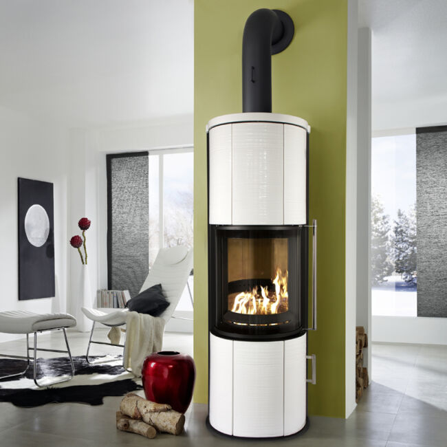 Kaminofen Koppe Nexus Aqua, wasserführend Korpus gussgrau 8,0 kW