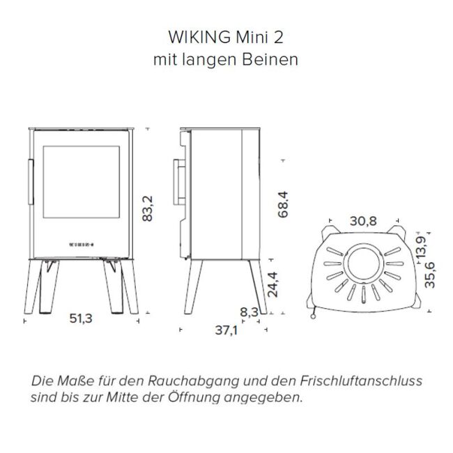 Wiking Ofen Mini 2 Hohe Beine