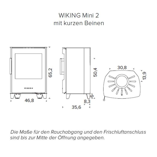Wiking Ofen Mini 2 Niedrige Beine